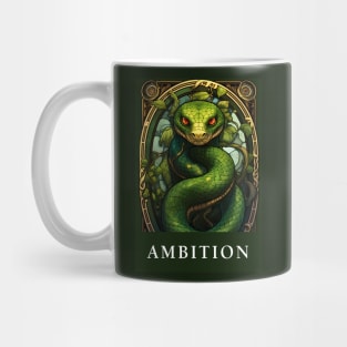 Enchanting Ambitions: Serpent House Pride Art Mug